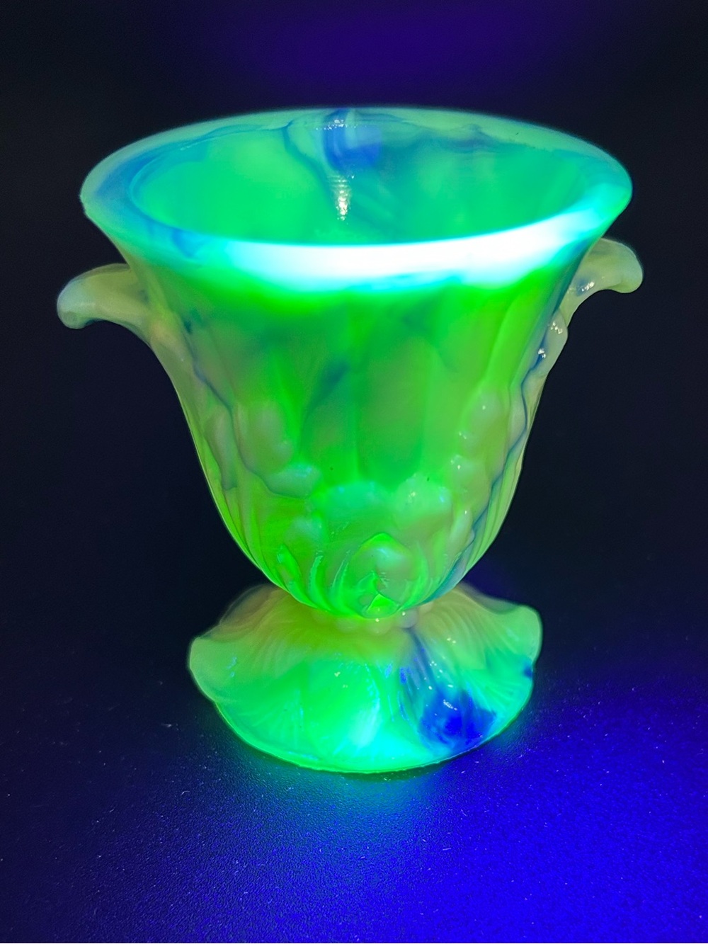 Vintage SlagGlass Mini Vase